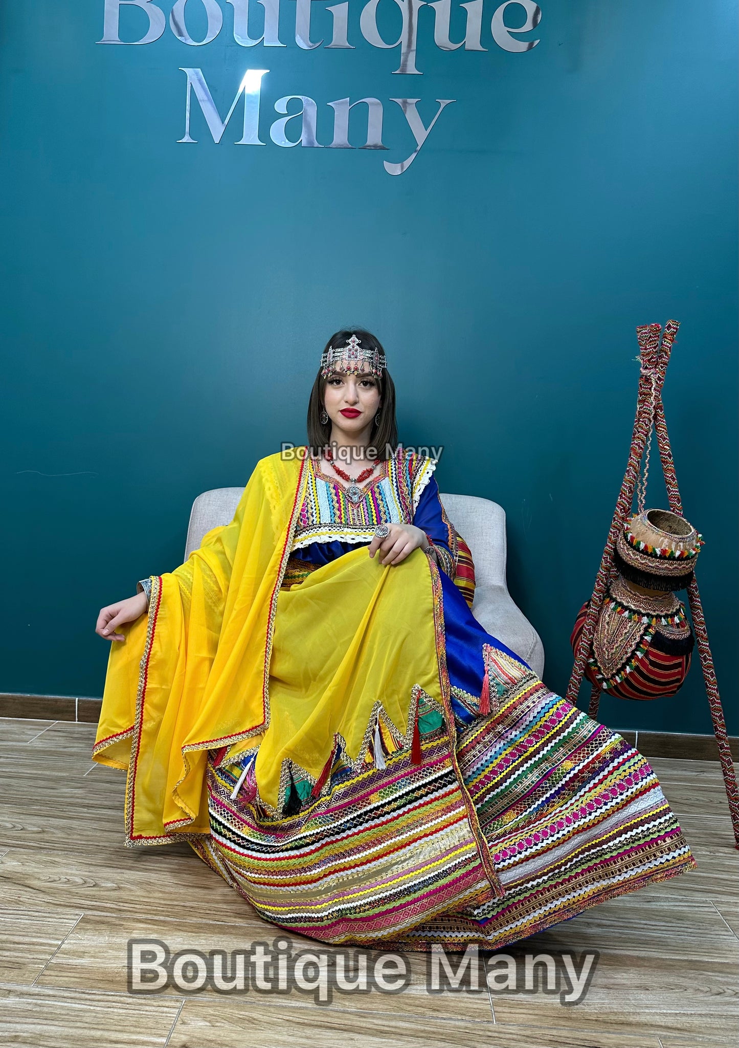 Robe kabyle moderne Bina