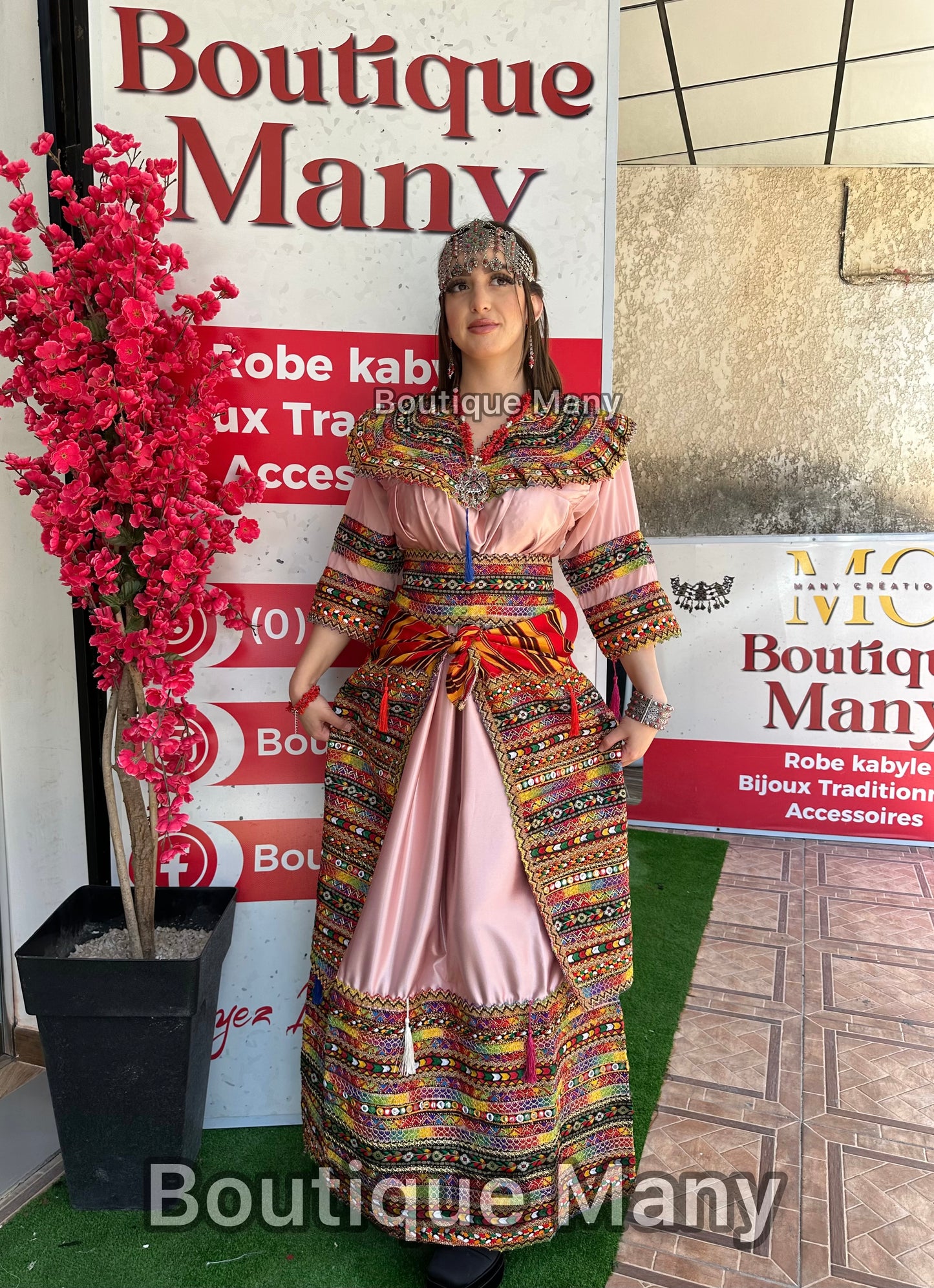 Robe kabyle moderne Lèna